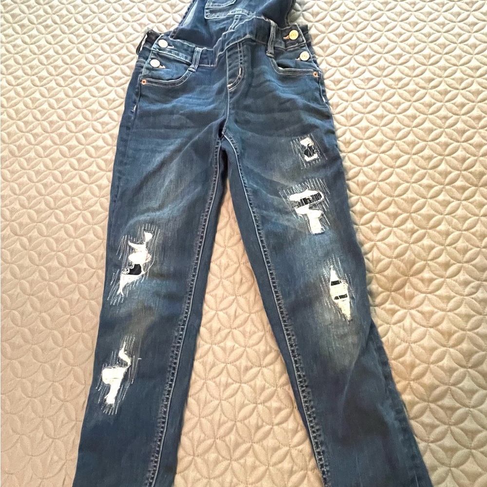Justice Blue Distressed Kids Jeans